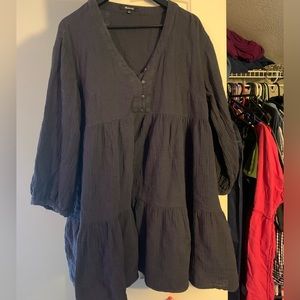 Madewell Crinkly Babydoll Dress